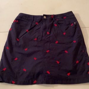 Black lobster skort